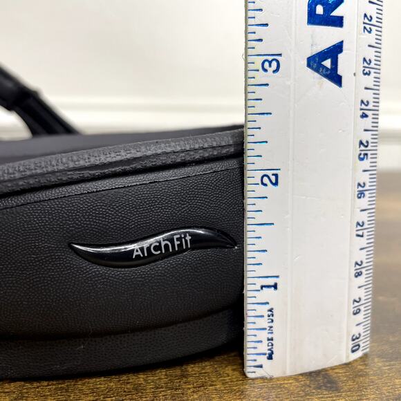 Skechers Size 11 Sandals Arch Fit Foamies Ascend Sweet Pea Slip On Adjustable - Picture 14 of 15